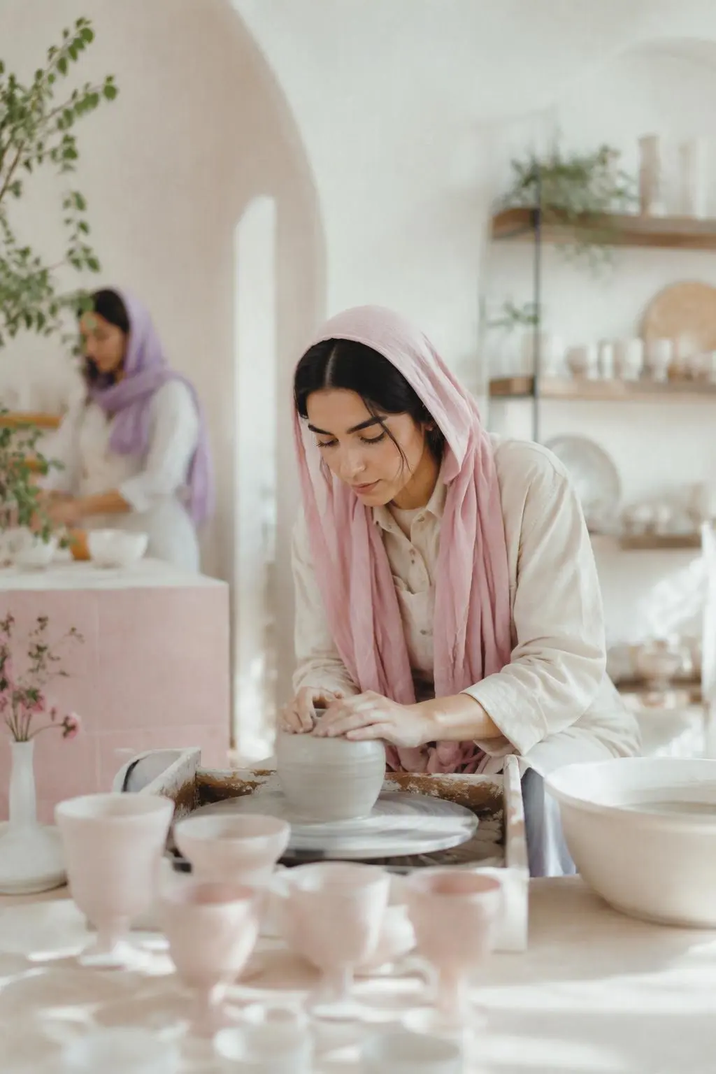ورکشاپ سفالگری برای مبتدی‌ها